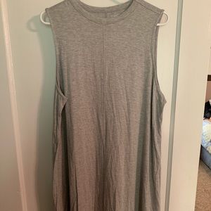 Sleeveless t-shirt dress